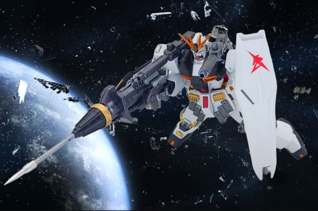 EG νガンダム(パイルバンカー装備)–3枚目/制作者:パイナップル少佐