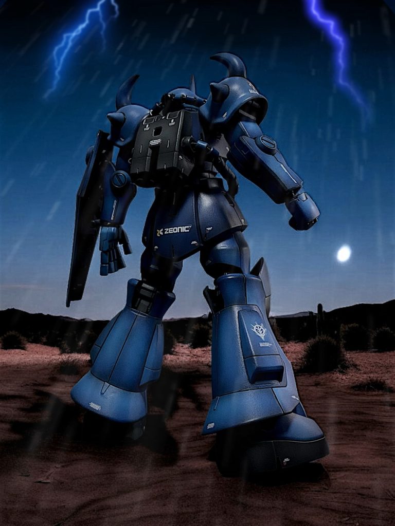 雷の似合うMSです⚡️