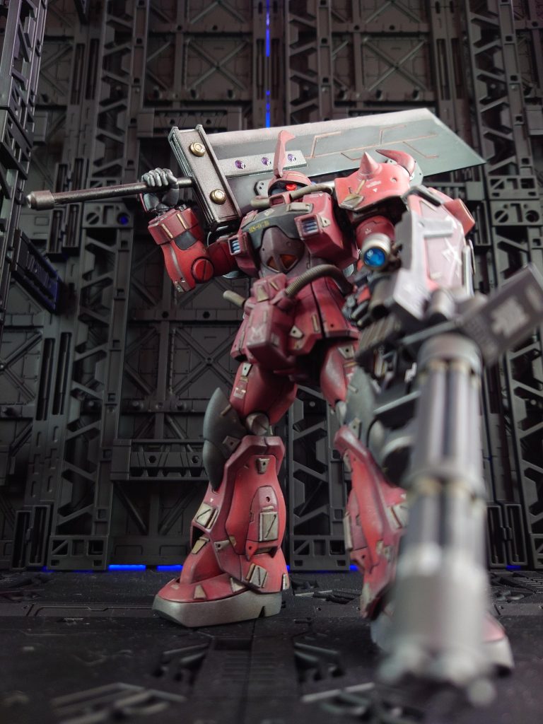 ミスマッチかなーと思いつつ、それも良いかって事で、FF7のバスタードソードっぽい武器作りました。