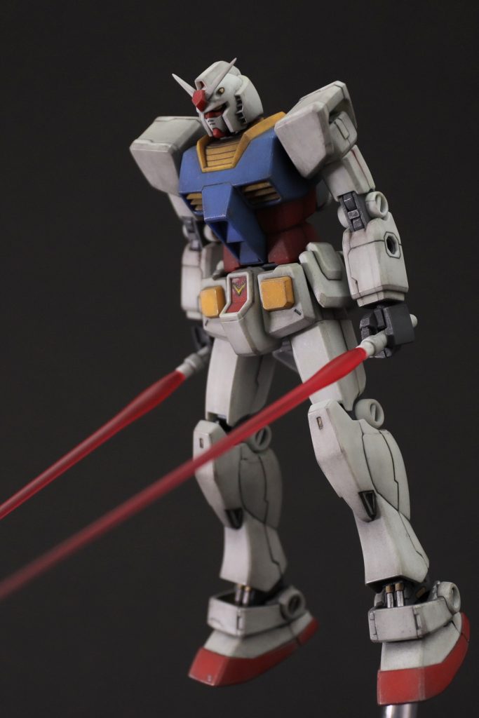 部分塗装＋汚しのHGガンダム–9枚目/制作者：インドネシアみっく