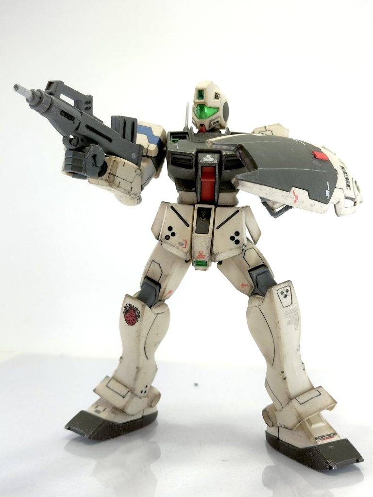 HGジム・コマンドの完成–9枚目/制作者:レン@筆塗り部分塗装