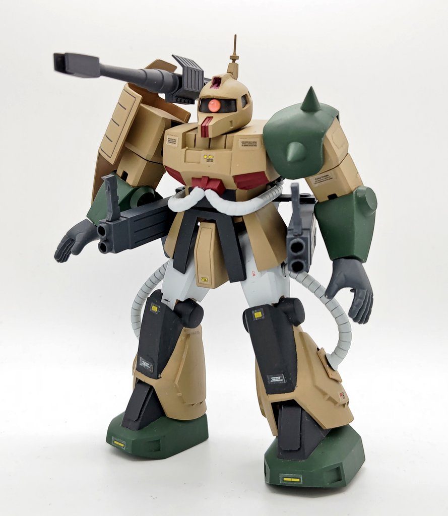 ザクキャノン1/100–4枚目/制作者：ユッキー