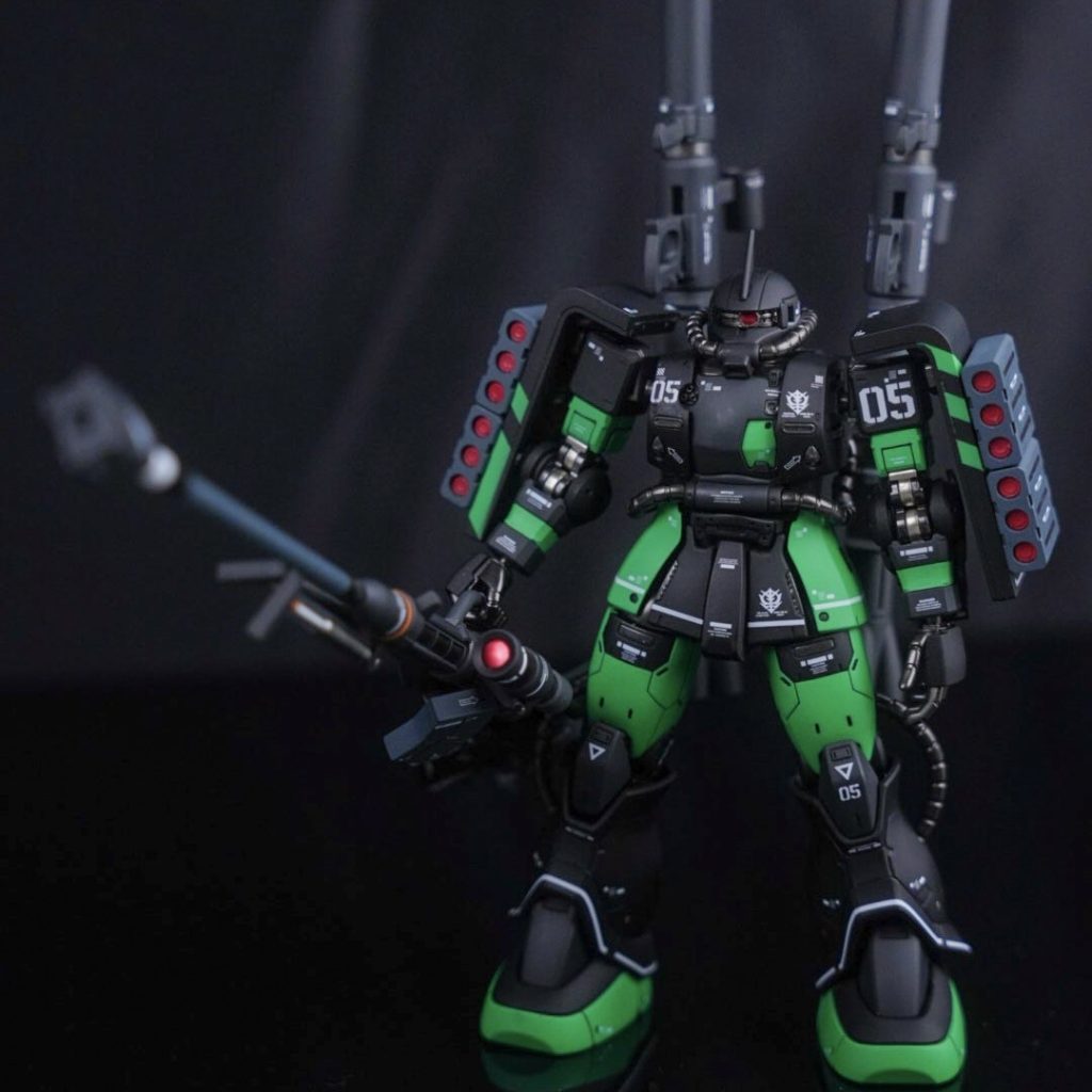 HG アサルトザクⅡ(スナイパー仕様)–2枚目/制作者：@PhantomCat