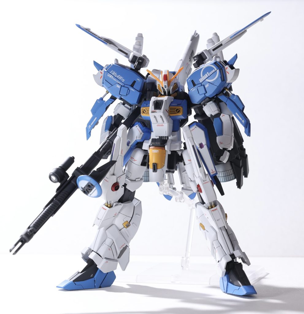 ビームスマートガン装備各種センサーは開口してHアイズでディテールアップ