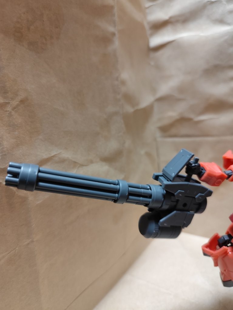 ドラッツェ改重装備型が、装備しているガトリングをジャイアントガトリングでそれっぽく作りました。