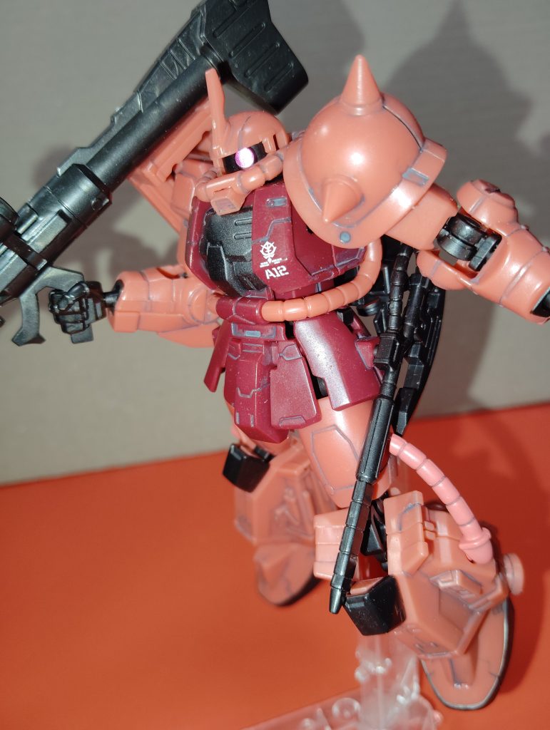 今更ですけど高機動型の方です。バトオペ風のポーズ