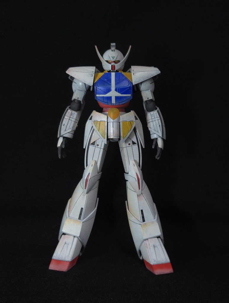 プロポーションはキットはそのままです、だけどカッコいい！これは良いキットですねぇ～黒サフの後、水性ホビーカラーを使用してグラデーションを付けてます。