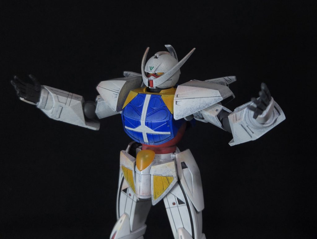 すべてのパーツに筆によるドライブラシをかけ、最後にラッカーでコーティングするように仕上げてます。