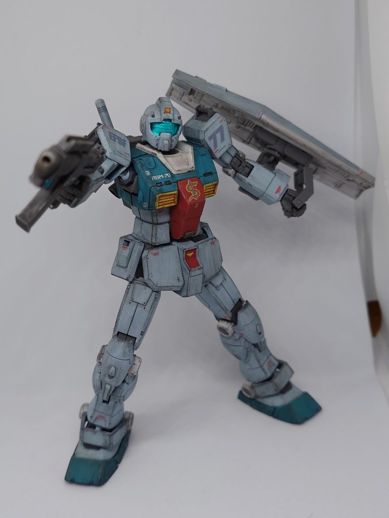 ビームスプレーガンジム独特の兵装ですね。