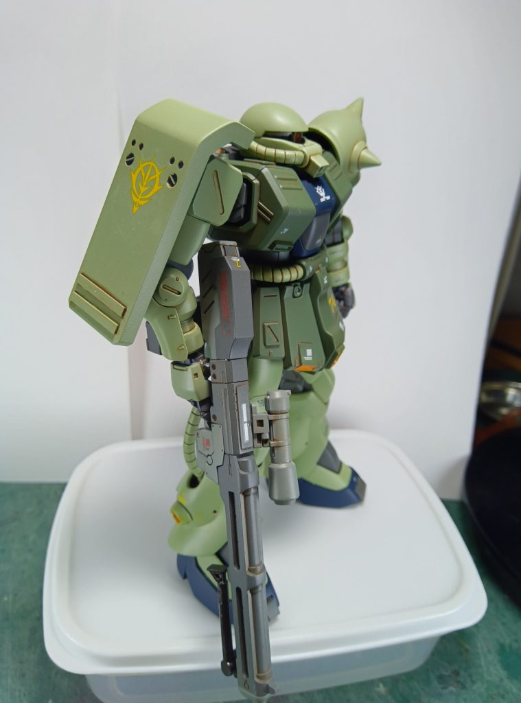 こーゆーライフル持ったザク改は珍しいかなと、思いつつもやってしまいましたわろ