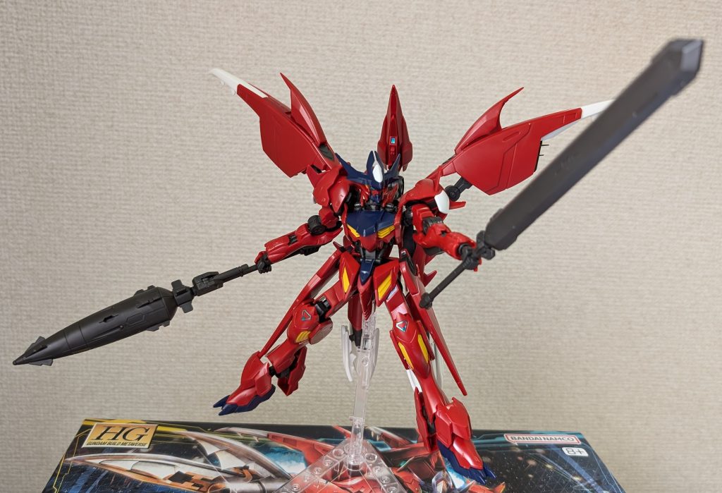 付属のソードメイスも持たせて「進めば二つな二刀流」ポーズww