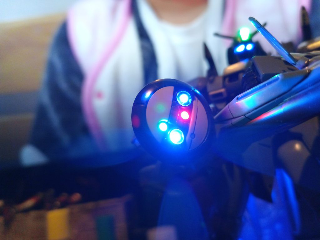 今回一番手間がかかったディスクレドーム‼️😅💦設定では全てブルーのようですが、小さいセンサーはグリーンとレッドを入れてます👍