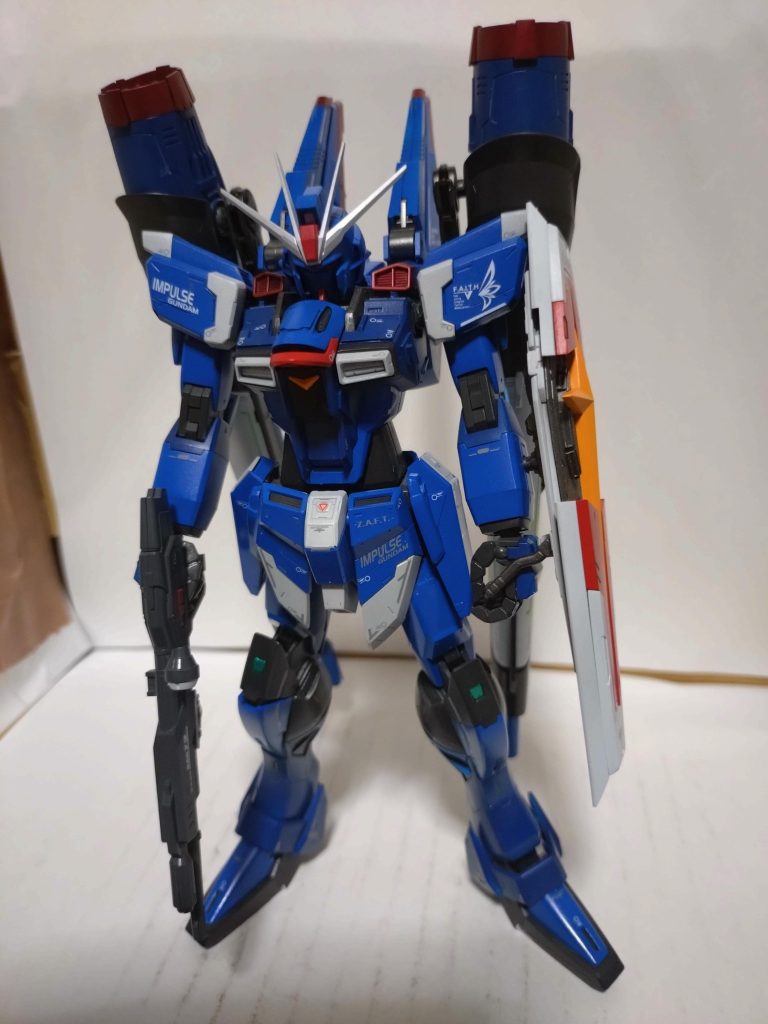 ブラストインパルスをブルーメインで全塗装してます。