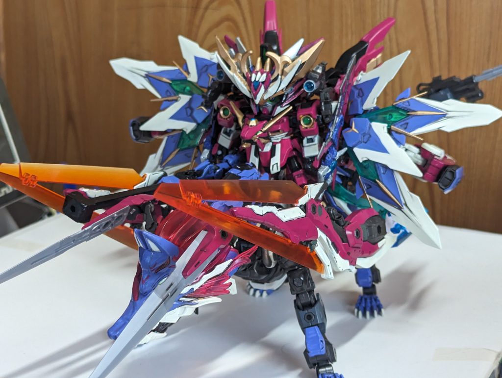 武装どちらの形態でも騎乗可能。 観覧ありがとうございました。