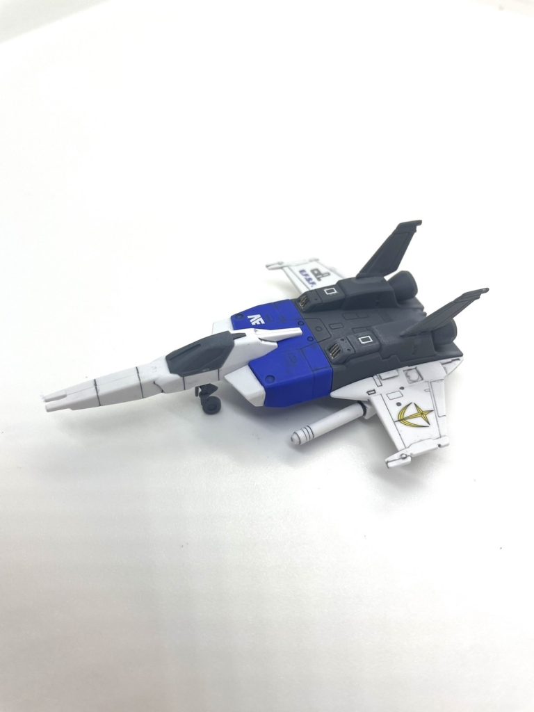 コアファイターももちろん製作しました！こっちは何故かバーニア内赤く塗ってます笑