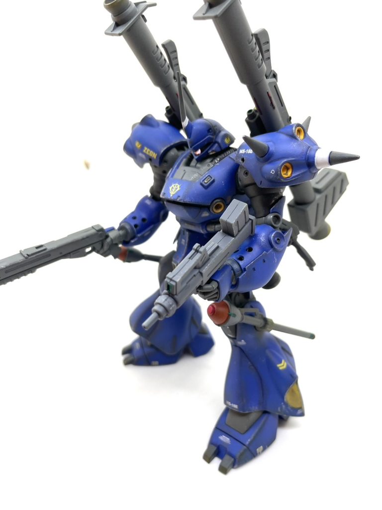 やってみたかった全弾発射ポーズ笑ケンプファーもいいけどサイコロプス隊のズゴックEやハイゴッグも揃えたい!再販買えませんでしたm(_ _)m