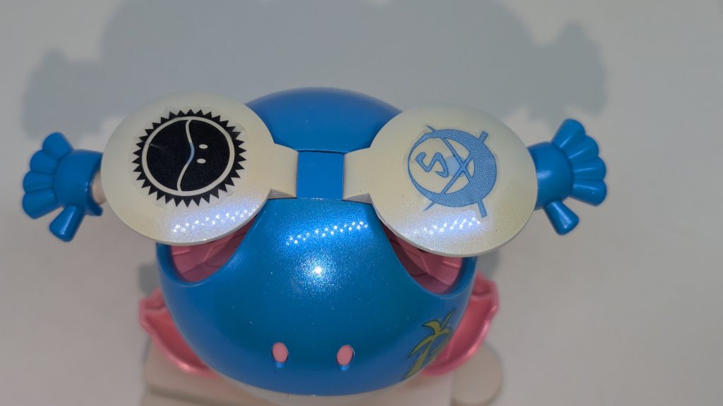 光り方でわかるかもですが、ハロのみ白色部にパールのブルーを使っています。 