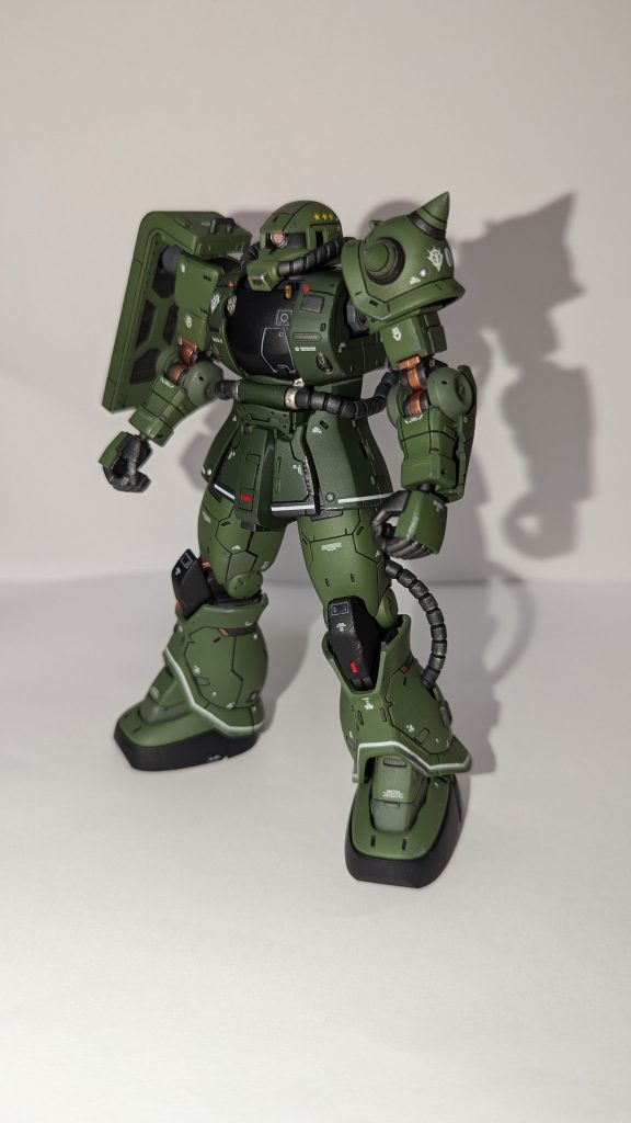 hg 量産型ザク　c-6型　オリジン版–2枚目/制作者：たくあん