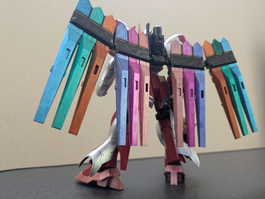 武器を外した背中の羽根部分。この状態がよりフランの羽根っぽくて綺麗だな〜て思える好きな一枚です。