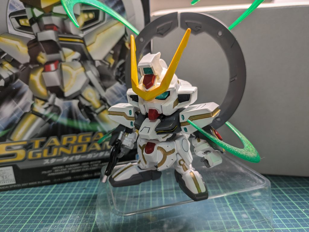 塗装して組み立てたら、もう少し配色を考えれば良かったかなと思いましたね、細かい所ももっと塗れば良かったかなと。