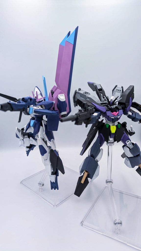湊あくあ専用メインスガンダムと一緒に。あくしお、もう見る事は叶わなくとも、その仲がこれからも続くと良いな…。