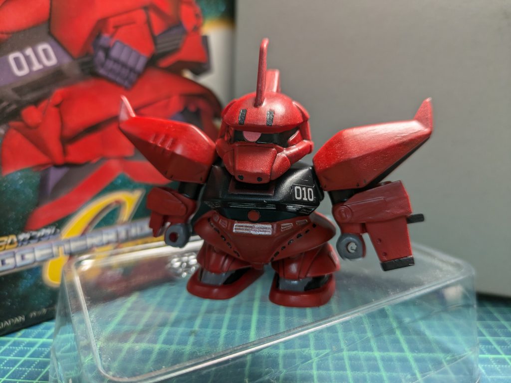 肩アーマーを変更して、腕にグレネードランチャーを装着してリゲルグに換装。