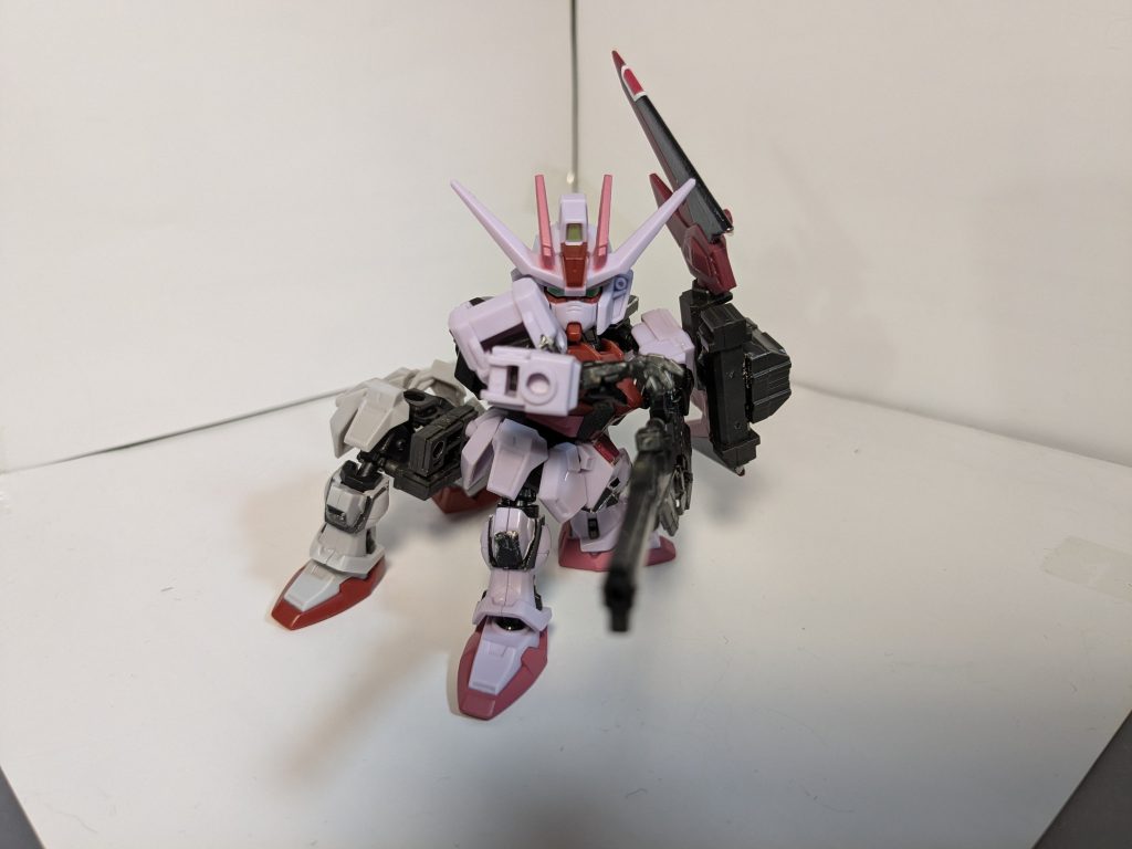 腕にバックパック＋ゲルググメナースの羽で弓っぽく