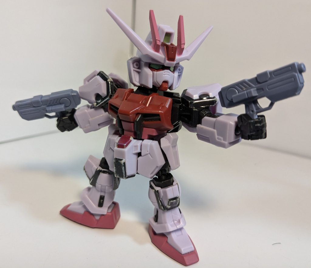 銃は持ち手部分を少しだけ削ります