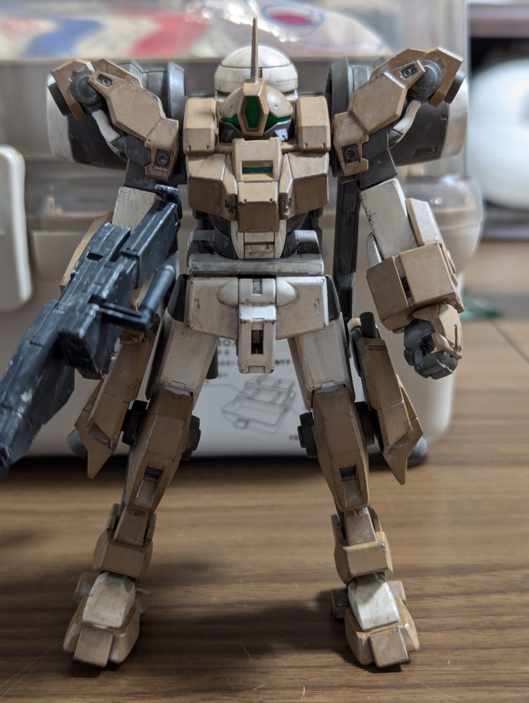 全身。顔のパーツにミスってつや消し吹いちゃいました😂いつか直すかもしれません。