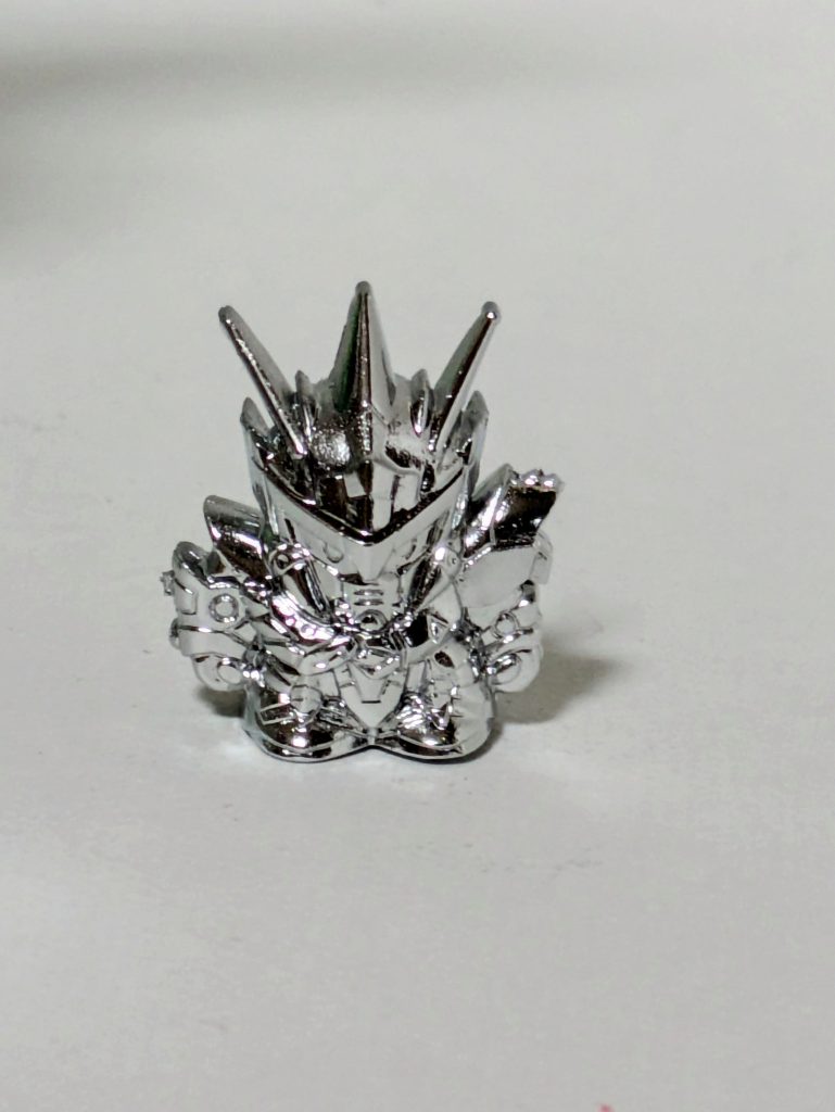 後からゼロガンダムのフィギュアが見つかりましたのでこちらもメッキ塗装致しました。