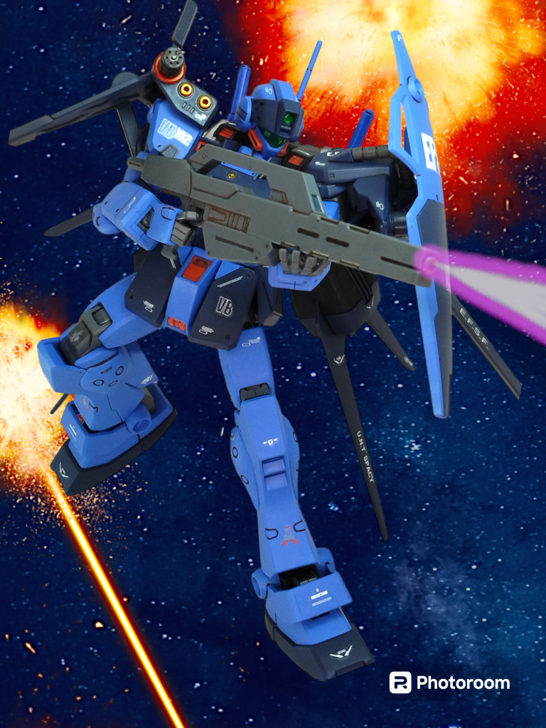 工作は首の延長と、肩アーマーにジョイント噛ませてジェスタ式の肩固定シールドにしたくらいですジムスナⅡはいつ作ってもカッコ良いなって思います