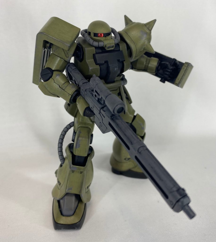 今回は以上です!宇宙世紀ではかなり稀有な、ビームライフル持ちのザク!こういうロマン機体の存在もジオニックフロントの魅力かなと思います☺️ご覧いただきありがとうございました!