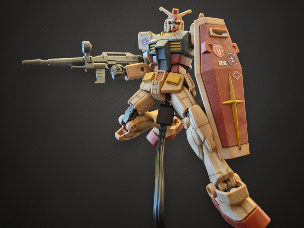 木粉入りガンダム成形色を生かして最速仕上げ–5枚目/制作者：ぴっとみん