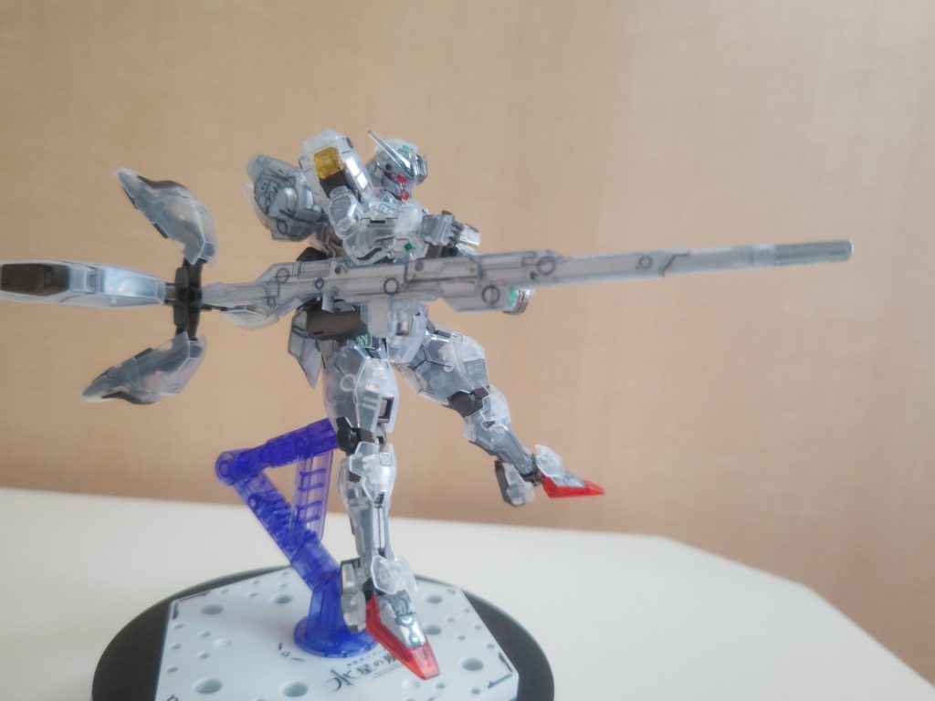 バリアブルロッドライフルの裏側はシルバー→黒の順で塗って透けさせないようにしてます。