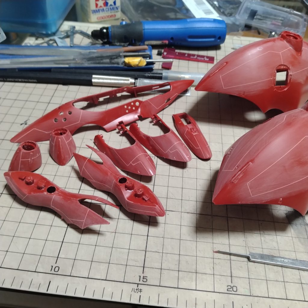 これもスジ彫り状態です!(笑)