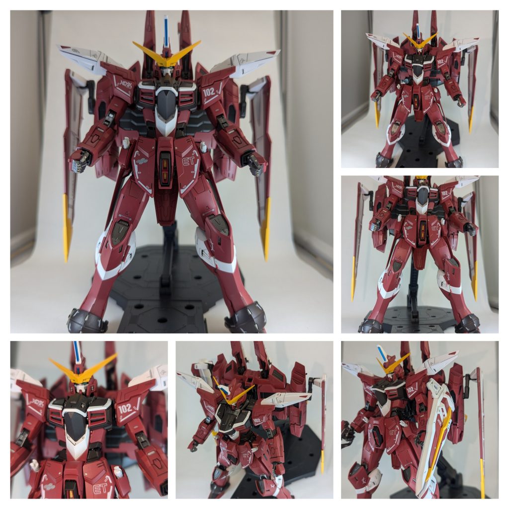 ファトゥムを背負って。ボリュームが一気に増します。自立できるようにオモリを内蔵したんですけど無理でしたwそれにしても格好良き