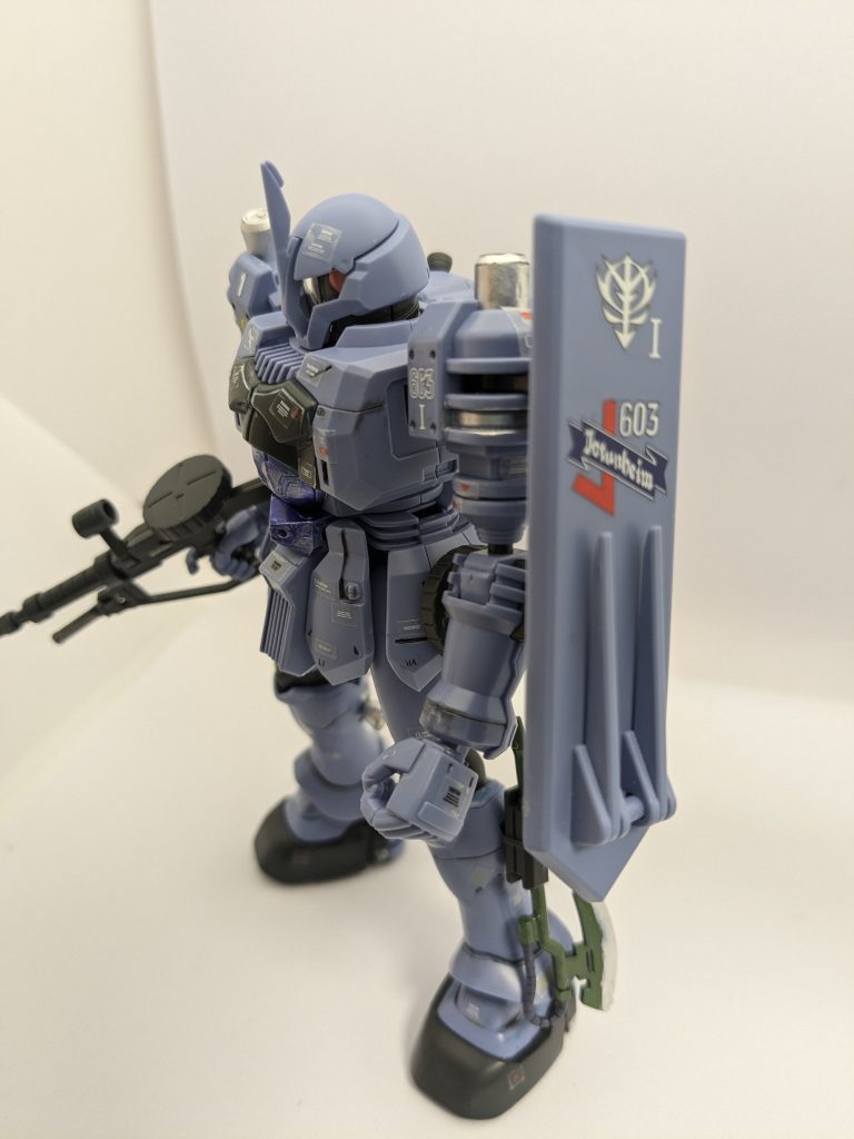 シールドは水転写デカールを貼りました😃1番機にしました！あと３機欲しいですね〜！2番機　3番機　予備機が揃ったらいいですね！