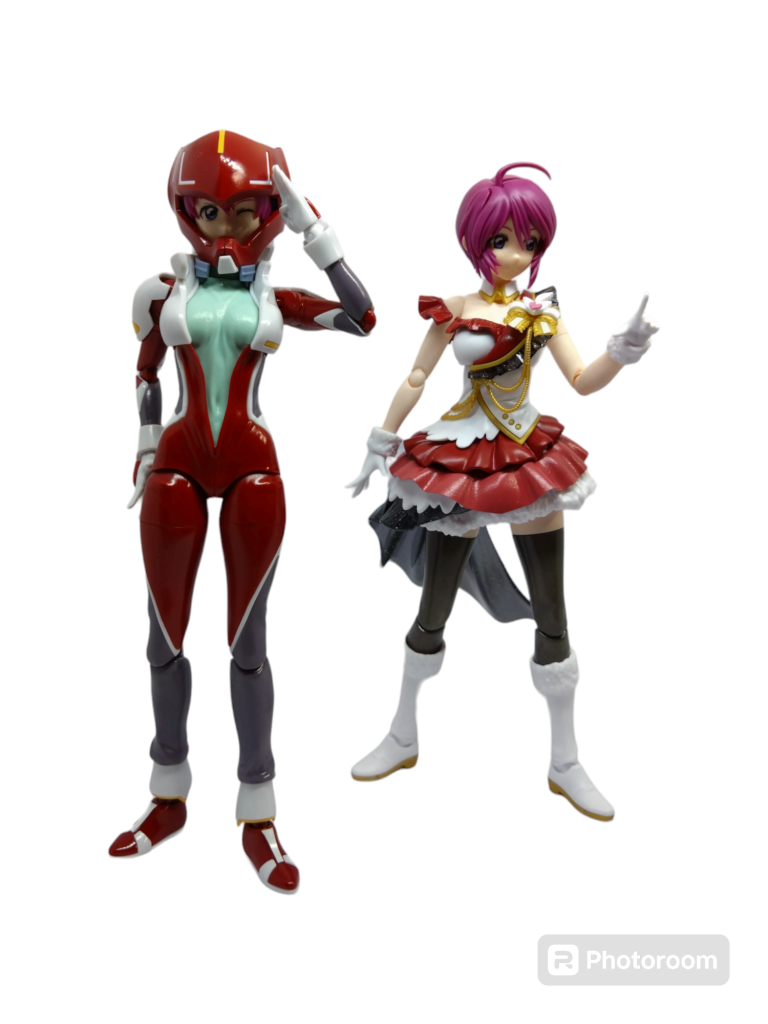 パイロットスーツと並べて