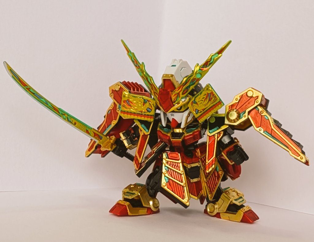 塗装が入ると輝羅鋼もグッと馴染みますね 