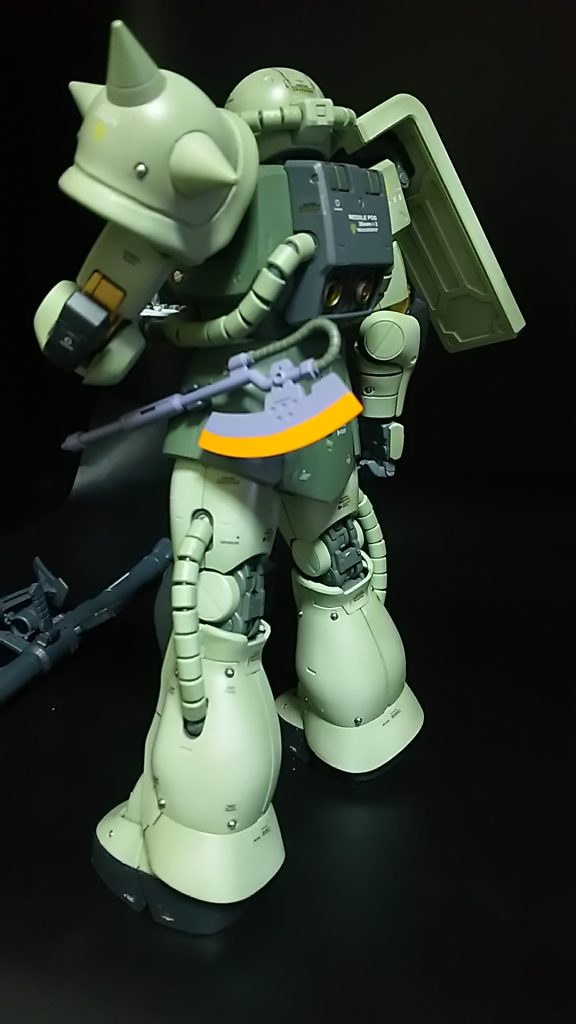 まぁ私的には普通のザクです!今なら勿体無くてこんな作り方はしないです!(笑)