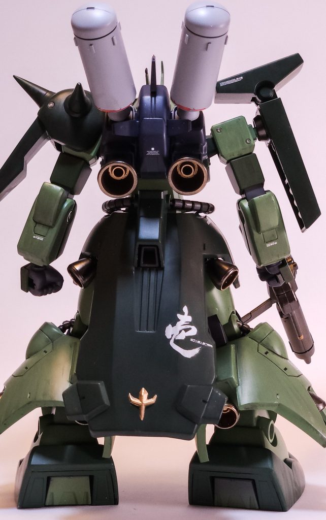 バックショット。エングレービングが付いていることを作成して知りました。作ってみて分かることも多いですね。