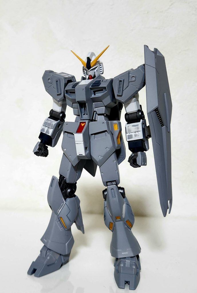 年初から作成していたEGνガンダム。もう少しディテール追加しつつ強化武装を作成していた途中で腰痛悪化で制作意欲ダダ下がりに(꒪д꒪IIだいぶ回復してきたので、ボチボチ作成活動再開して完成品をどんどんガンスタに投稿していきたいと思います😊