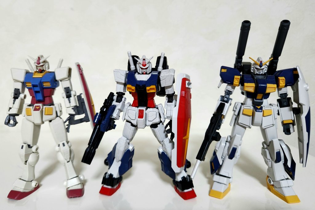 パチ組み放置中のガンダムさん達…完成はいつになる事やら😅