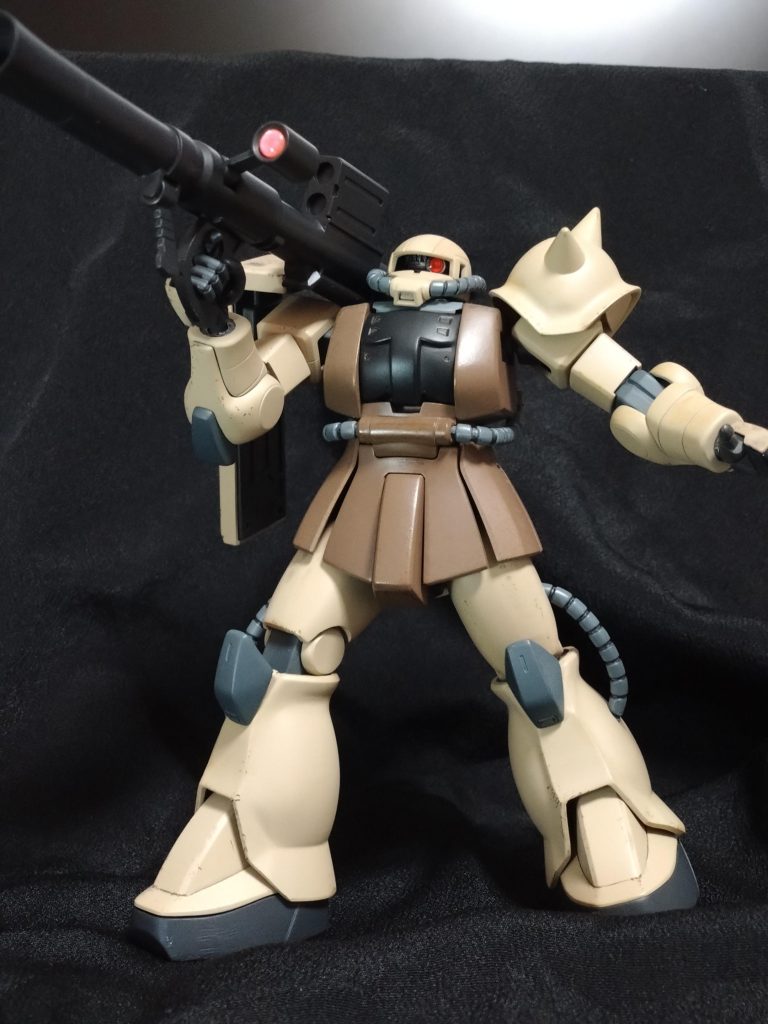 バズーカは少し短くしました。