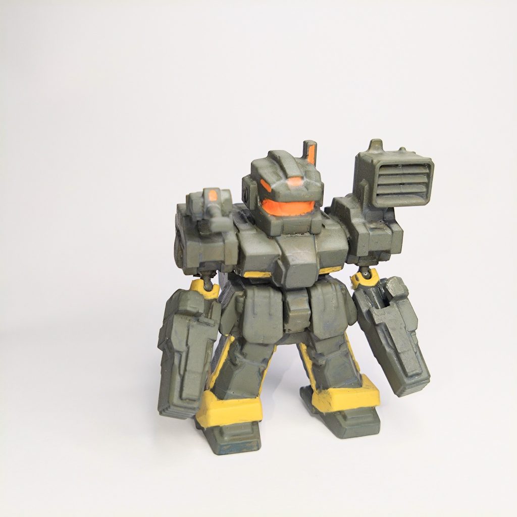 うまくディフォルメされているのでかわいくて、SDクシャトリヤを見つけるたびにこれ目当てで買ってしまいます。