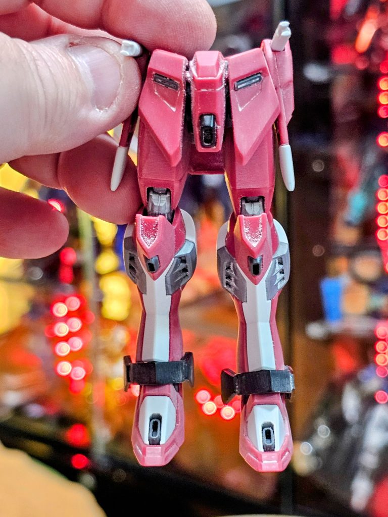 左脚だけ延長した状態になります。