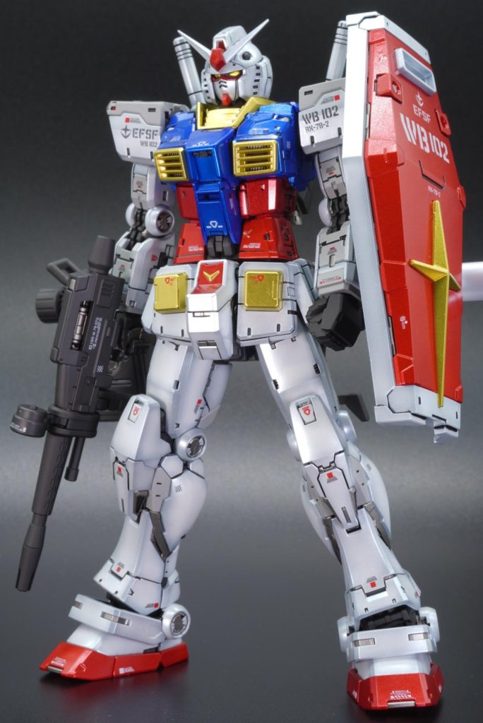 今までガンプラを作って来ましたが、1stガンダムは今回のキットが人生初でした。ちなみに人生最初のガンプラはバウでした。キットの進化を感じられて良かったです。