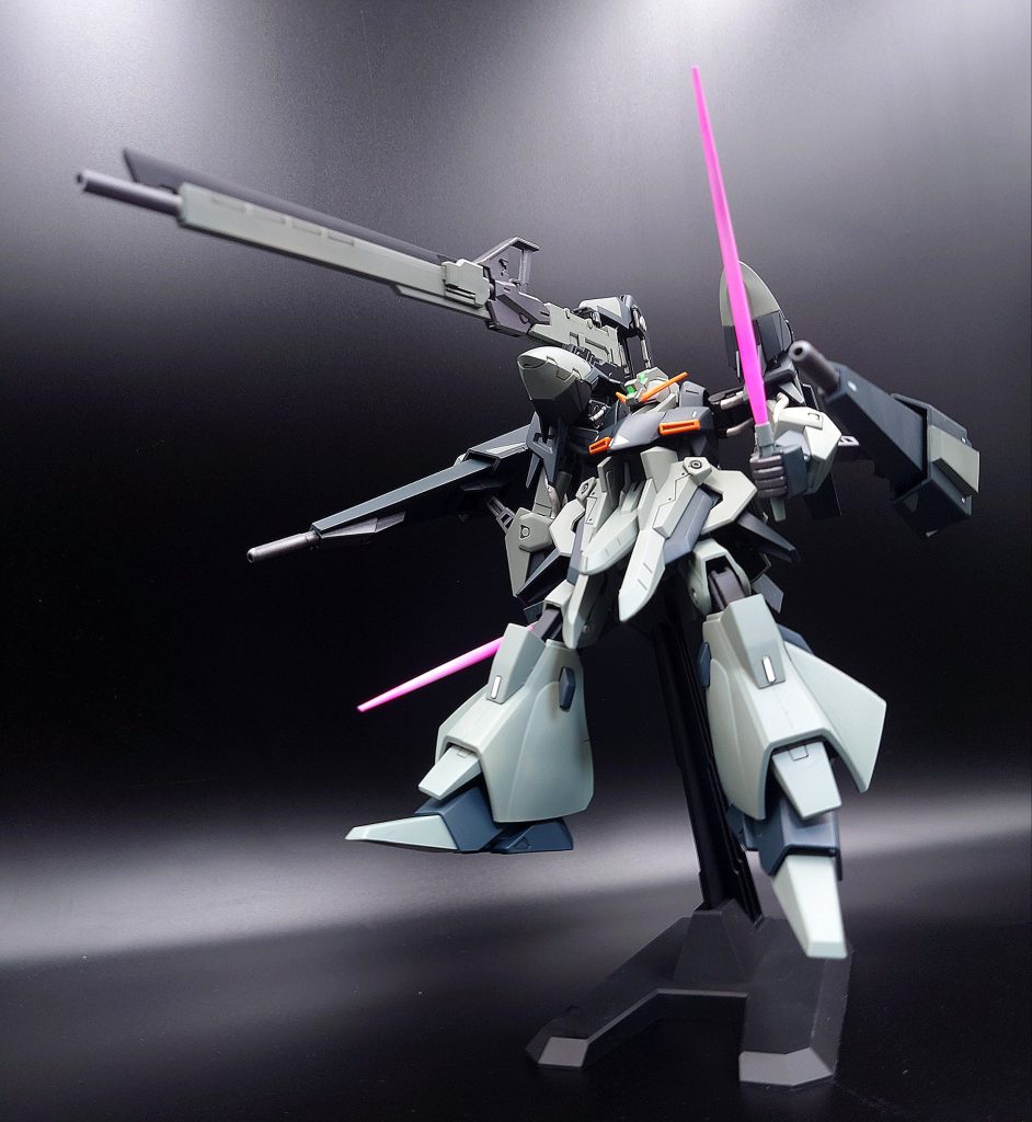 作ってみると長いライフル、デザインもカッコいい😆