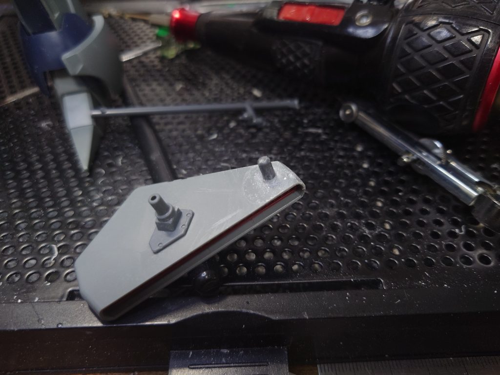 キャノンを付けれるように加工