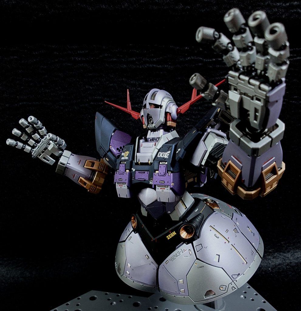 RG ジオング メタリック 全塗装–4枚目/制作者:wat798